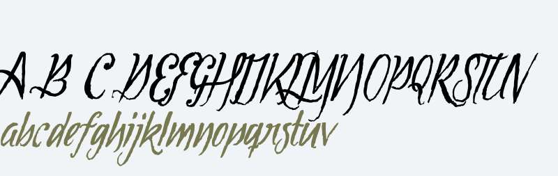 Tipbrush Script Slanted