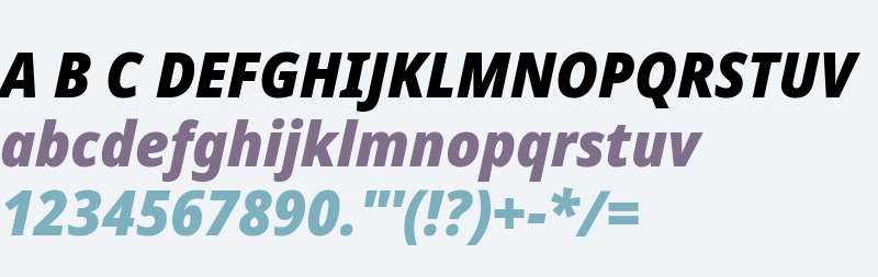 Noto Sans SemCond Blk