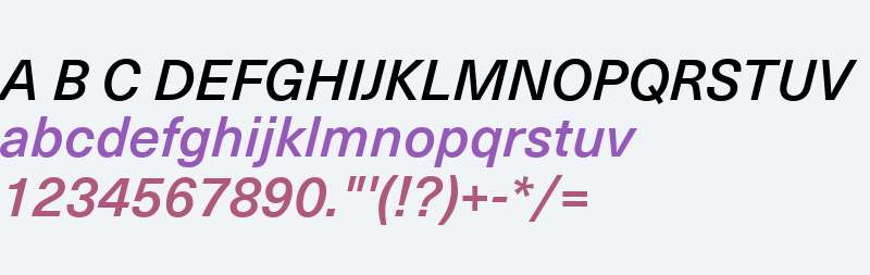 Neue Haas Unica W04 Medium It