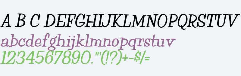 Happy W01 Bold Italic