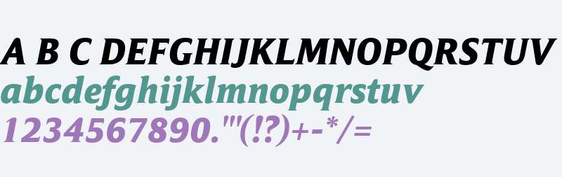 Campan W03 ExtraBold Italic