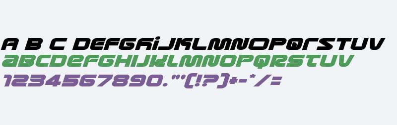 Metronauts Expanded Italic