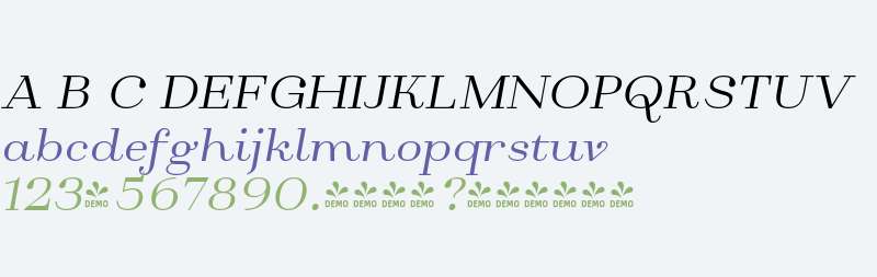 FSP DEMO - Monden Medium Italic