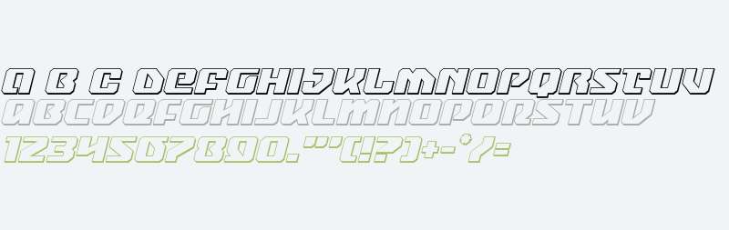 Legacy Cyborg 2 3D Italic