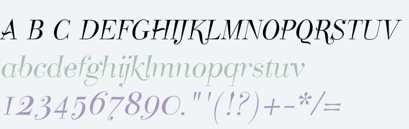 Take Five W01 Italic