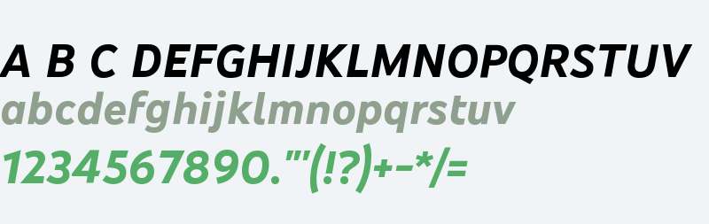 YouTube Sans Italic