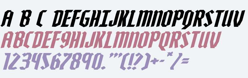 Zollern Expanded Italic