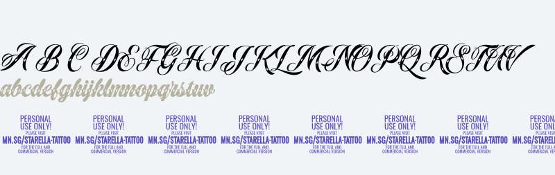 Starella Tattoo Deco PERSONAL