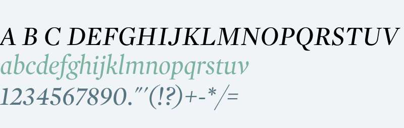 Mercury Display Italic