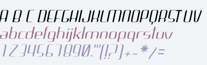 Arbeka  LightItalic