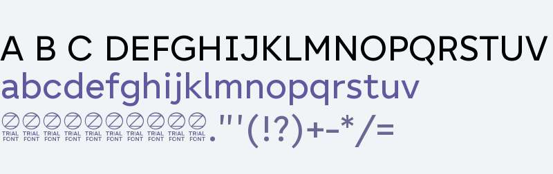 Ux Sans Variable Trial