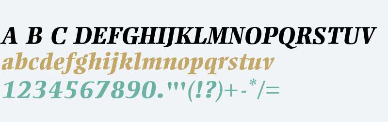 Ellington Extra Bold Italic