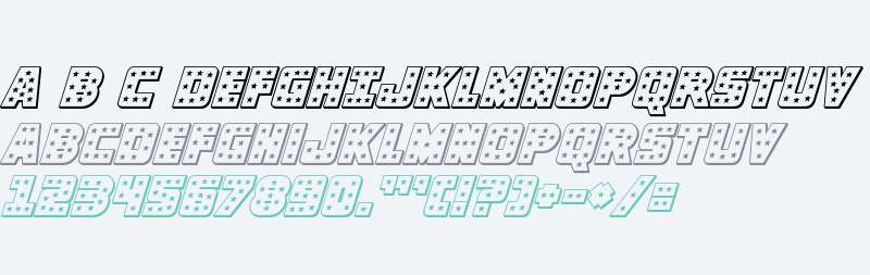 Knievel 3D Italic