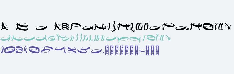 Danzante typeface Regular