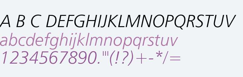 Humanist 777 W01 Light Italic