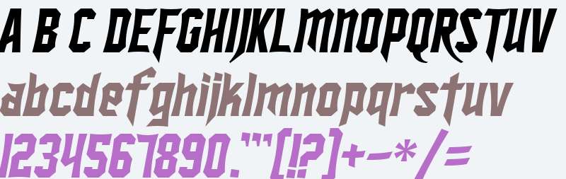 SF Ironsides Italic V1 V1