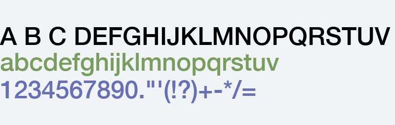 Helvetica Neue Regular