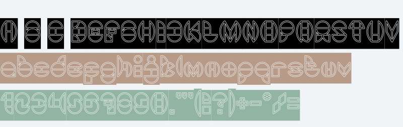 DRAGON FLY-Outlined-Hollow