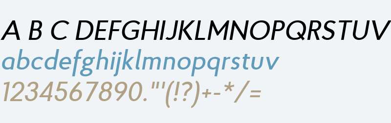 Proba W01 Medium Italic