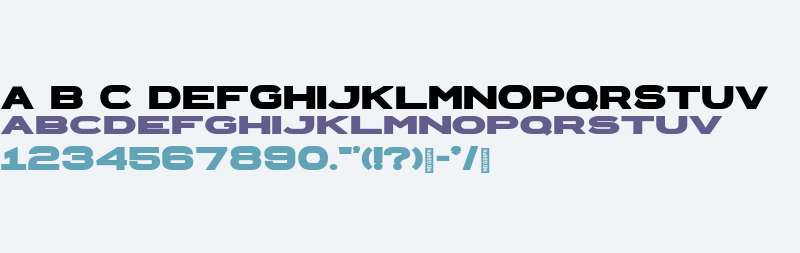 Extenro Sans Extra Bold Bold
