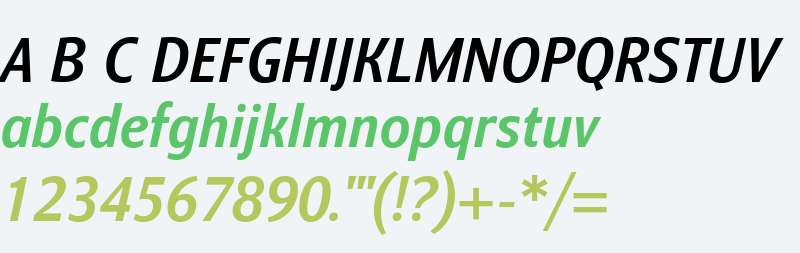 Barnaul Grotesk Web Bold Italic