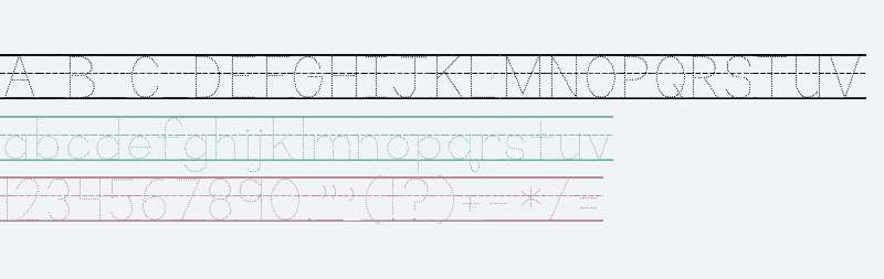 KG Primary Dots Lined