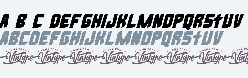 Race Break Demo Italic