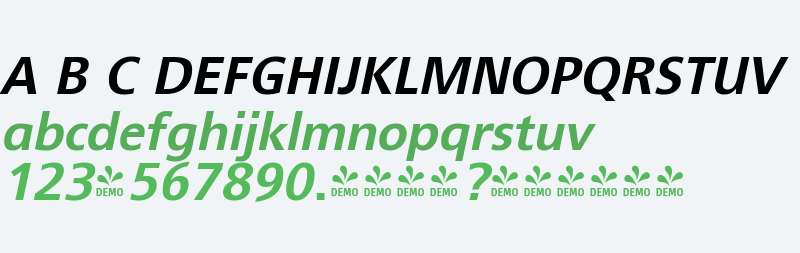 FSP DEMO - Unitype Bold Italic