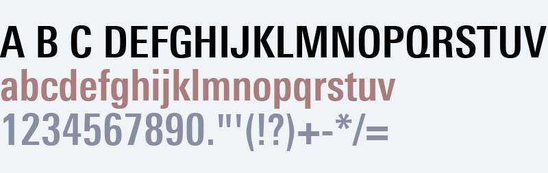 Univers Next W04 620 Cond Bold