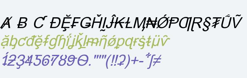 Hack Attack Italic