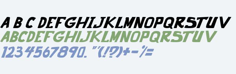 punch it PGS Bold Italic