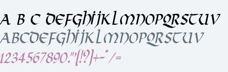 Valhalla Condensed Italic