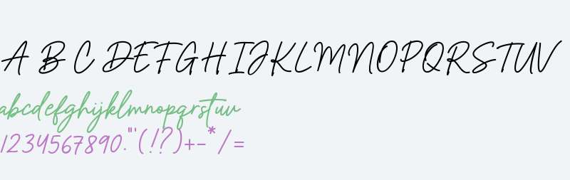 Avelina Script Font - DEMO DEMO