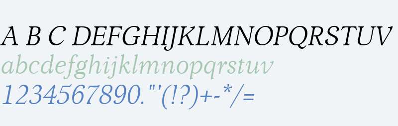 LombaBook Italic W00 Regular