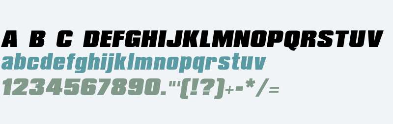 CompactaICG-BlackItalic