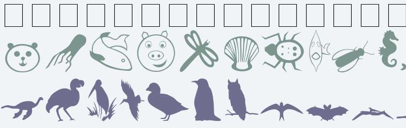 Carr Animal Dingbats