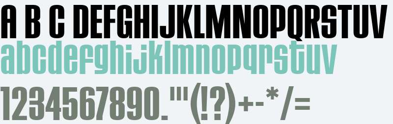 HouseGothic BoldFour