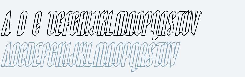 Devil Summoner Outline Italic