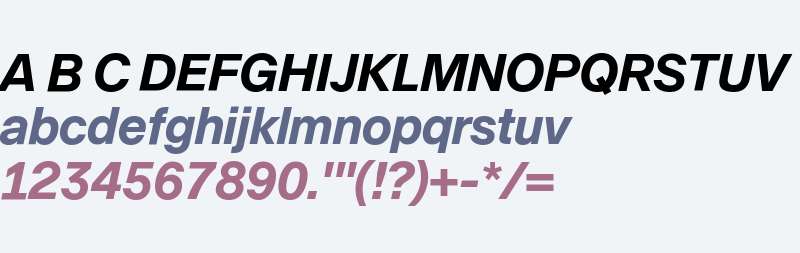 Nordnet Sans Mono ExtraBold Italic