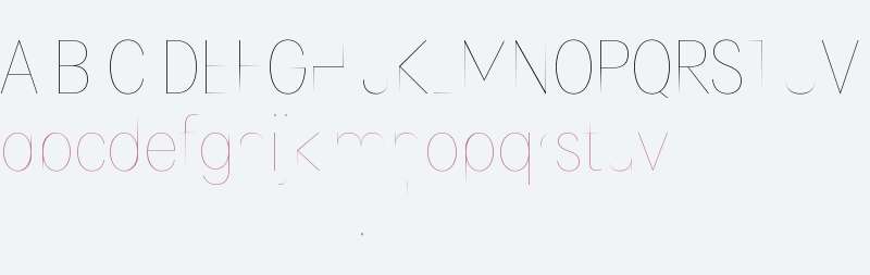 AlasTrial Condensed Hairline