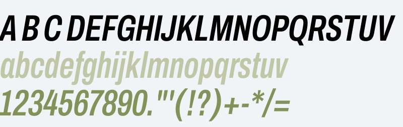 Archivo ExtraCondensed SemiBold