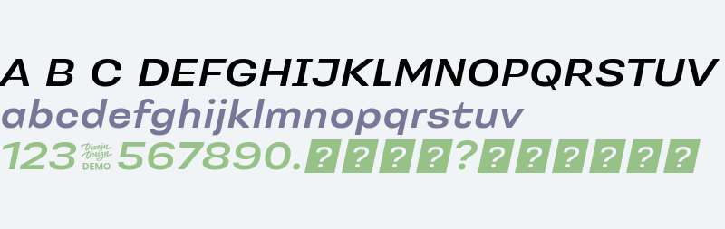 Kontrast Grotesk DEMO SemiBold