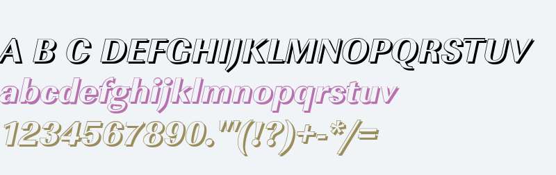 ImperialSh-Xbold-Italic