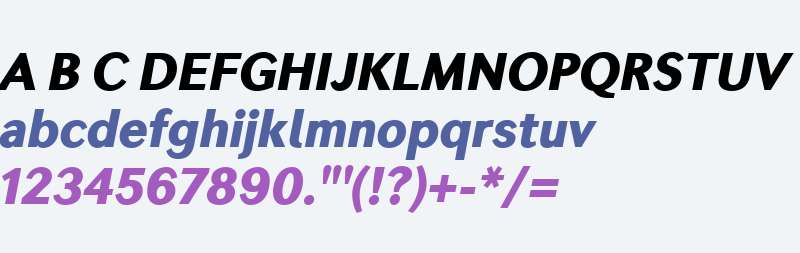 Seconda W00 Black Italic