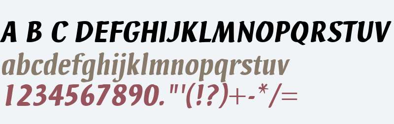 AdHoc W00 Italic