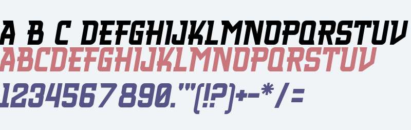 MGN Albiston Bold Oblique