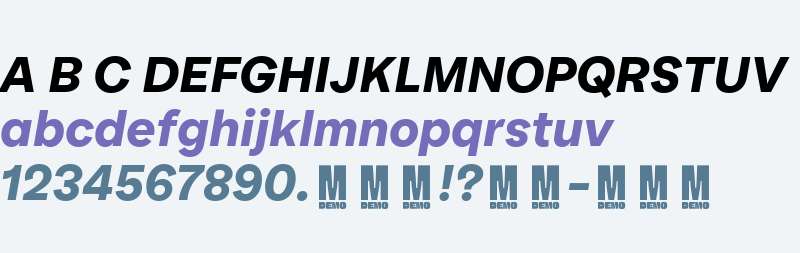 Easy Grotesk Demo ExtraBold