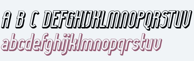 Lady Ice - 3D Italic V1