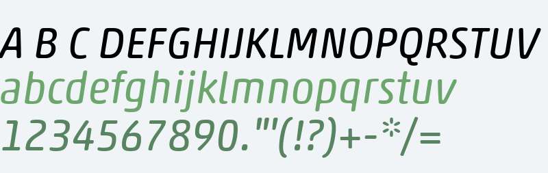 Akko Rounded W04 Italic