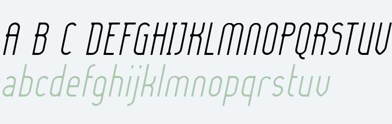 Lady Ice - Light Italic V1